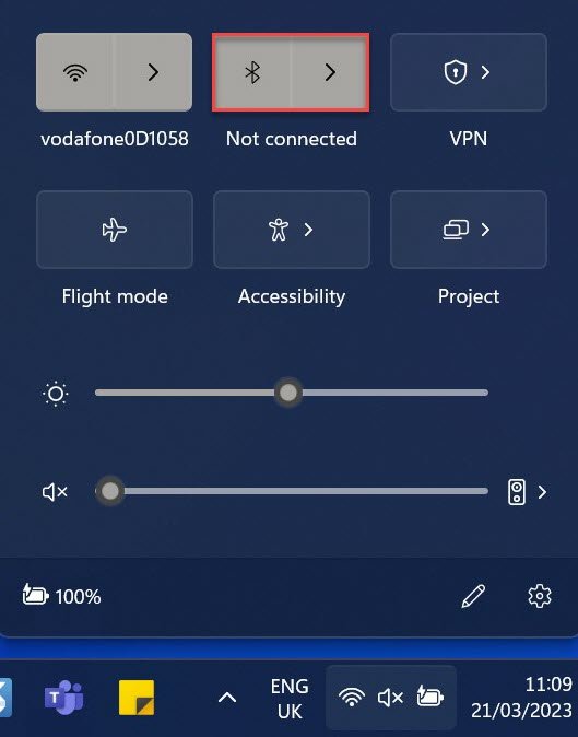 Windows 11 Bluetooth troubleshooter on a laptop