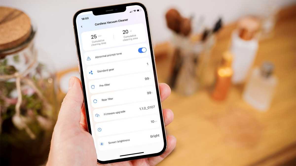 Aplikasi Roidmi X300 di iPhone