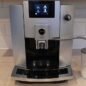 Jura E6 bean-to-cup coffee machine with milk wand