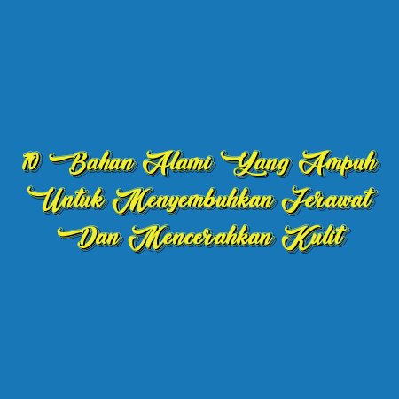 10 Bahan Alami yang Ampuh untuk Menyembuhkan Jerawat dan Mencerahkan Kulit