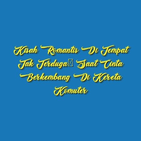 Kisah Romantis di Tempat Tak Terduga: Saat Cinta Berkembang di Kereta Komuter