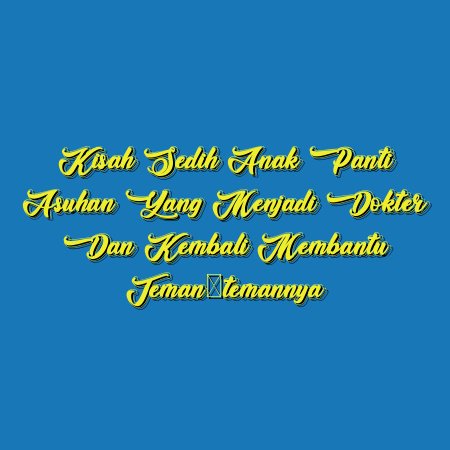 Kisah Sedih Anak Panti Asuhan yang Menjadi Dokter dan Kembali Membantu Teman-temannya