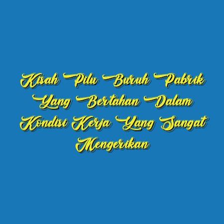 Kisah Pilu Buruh Pabrik yang Bertahan dalam Kondisi Kerja yang Sangat Mengerikan