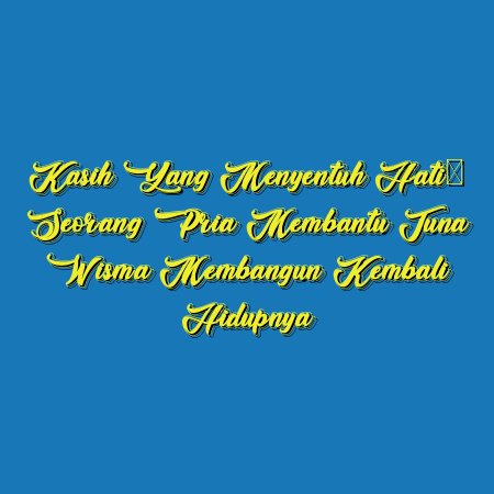 Kasih yang Menyentuh Hati: Seorang Pria Membantu Tuna Wisma Membangun Kembali Hidupnya